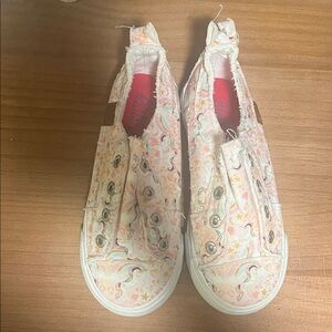 Kids Unicorn Slip-On Shoes - Pink
